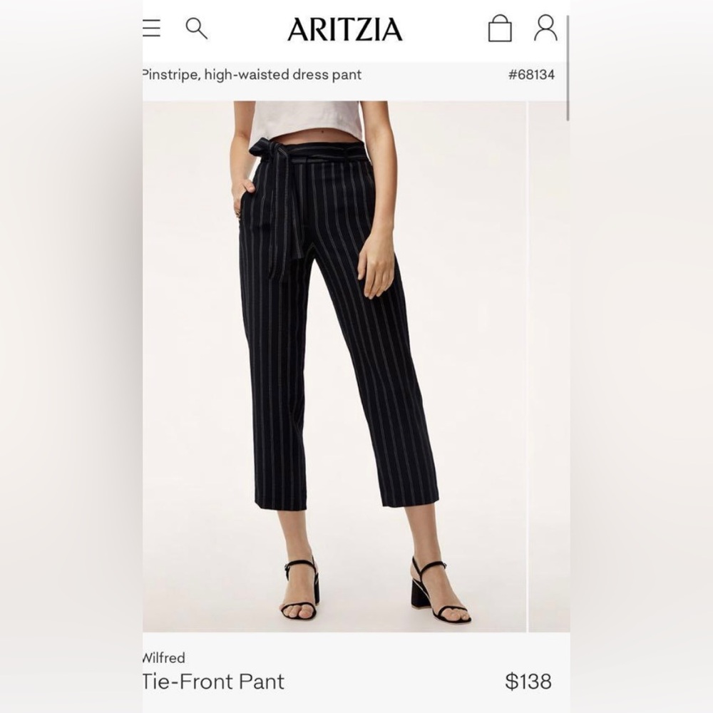 Wilfred Tie-front pant